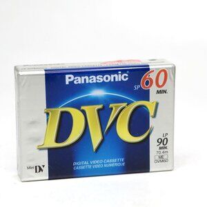 Panasonic AY-DVM60EJ10P MiniDV Cassette Tape Retro Video Recording NEW